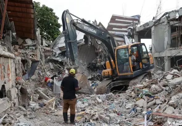 Debris removal in Chocó, Colombia. Photo: RTVE.