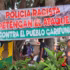 Photo shows a Garífuna community encampment outside the Supreme Court of Justice of Honduras. Photo: Resumen Latinoamericano/file photo.
